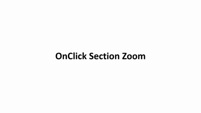 OnClick Section Zoom